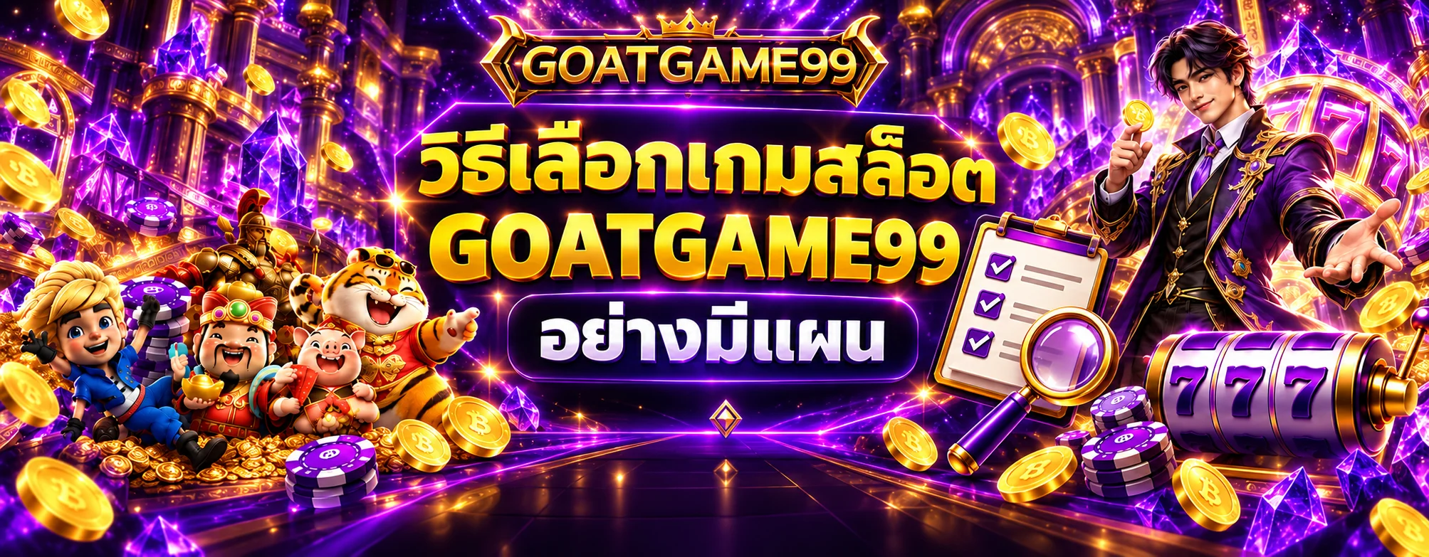 GOATGAME99 วิธีเลือกเกมสล็อตอย่างมีแผนสำหรับมือใหม่